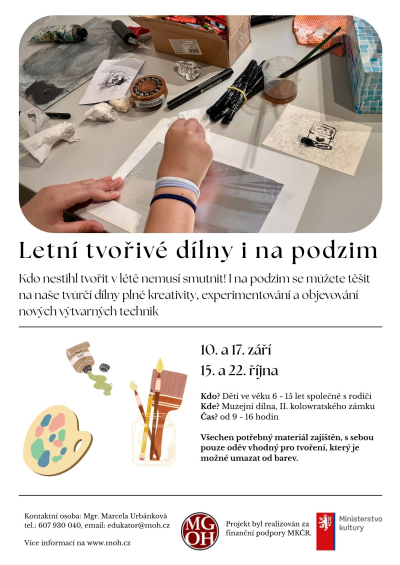 Tvořivé dílny i na podzim